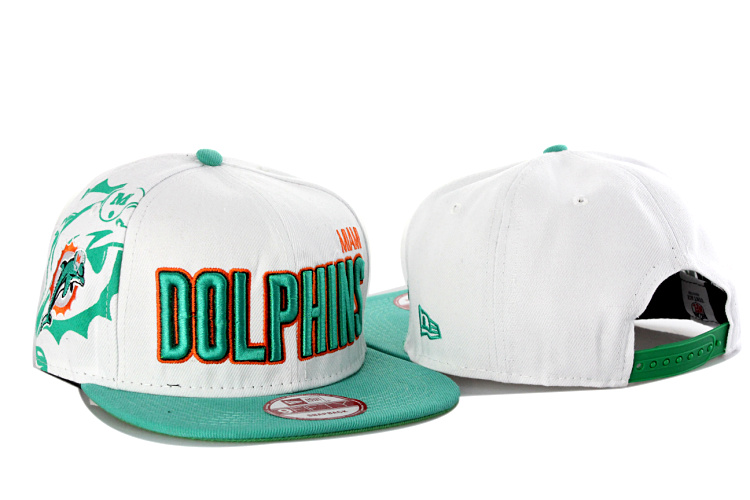 NFL Miami Dolphin Snapback Hat NU02